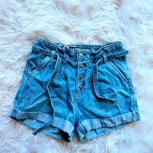 Hollister Blue Denim Women's Shorts